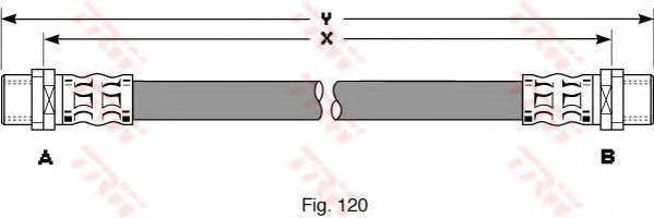 TRW PHA294 Гальмівний шланг