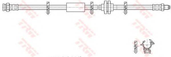 TRW PHB362 Гальмівний шланг