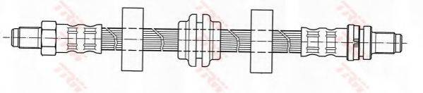 TRW PHC284 Гальмівний шланг