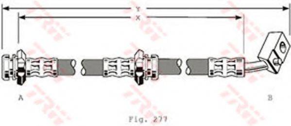 TRW PHD159 Гальмівний шланг