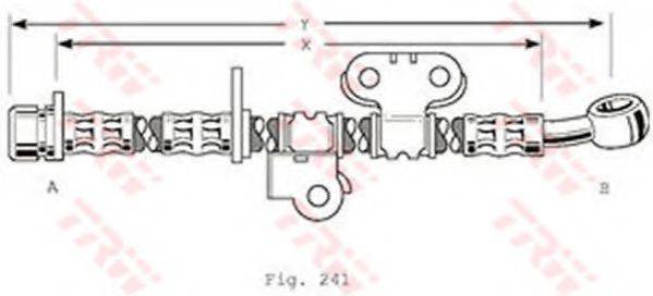 TRW PHD375 Гальмівний шланг