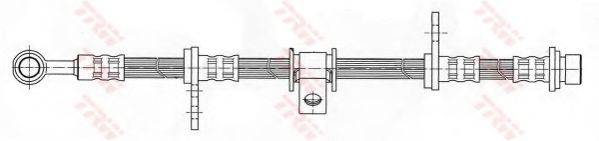 TRW PHD404 Гальмівний шланг