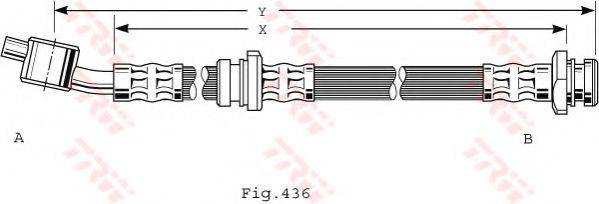 TRW PHD480 Гальмівний шланг