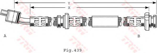 TRW PHD486 Гальмівний шланг