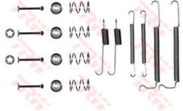 TRW SFK115 Комплектуючі, гальмівна колодка