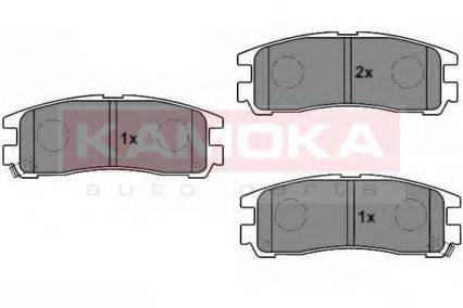 KAMOKA JQ1011606 Комплект гальмівних колодок, дискове гальмо