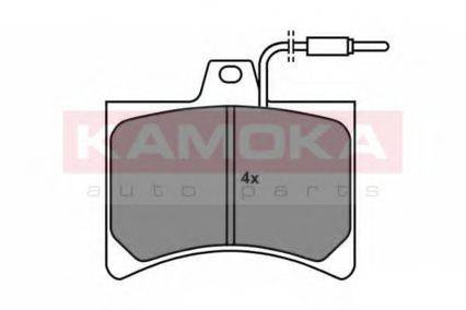 KAMOKA JQ101506 Комплект гальмівних колодок, дискове гальмо