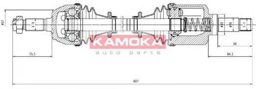 KAMOKA CT1138952 Приводний вал