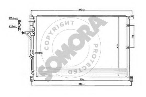 SOMORA 024160 Конденсатор, кондиціонер