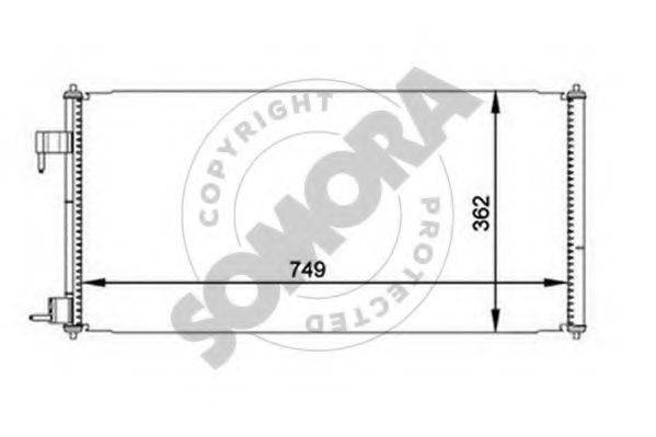 SOMORA 090060 Конденсатор, кондиціонер