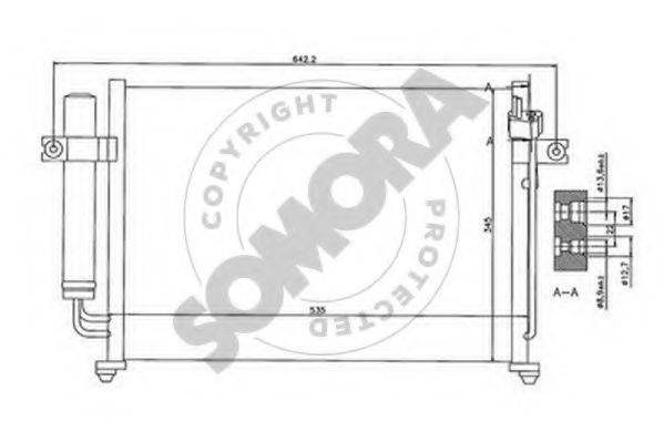 SOMORA 130560A Конденсатор, кондиціонер