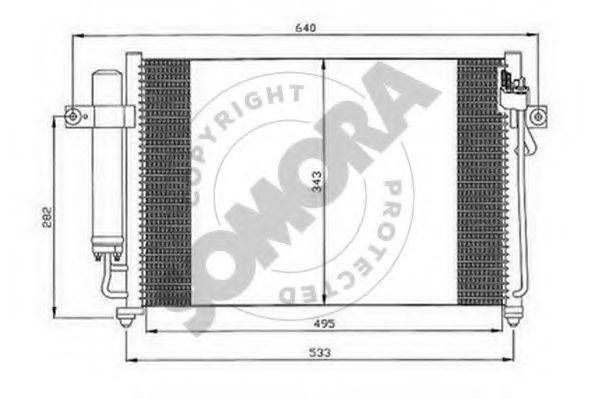 SOMORA 130560B Конденсатор, кондиціонер