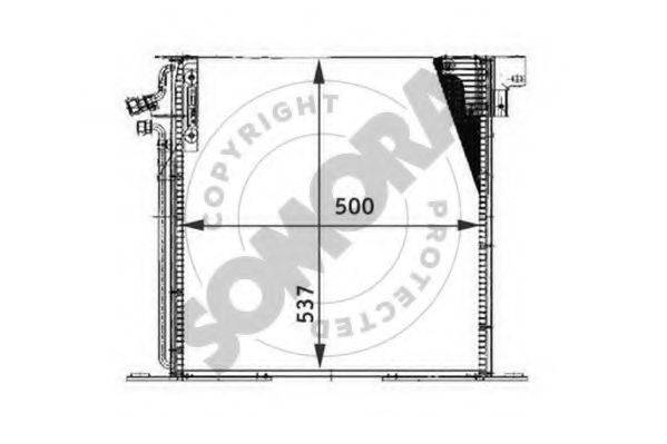 SOMORA 173060 Конденсатор, кондиціонер