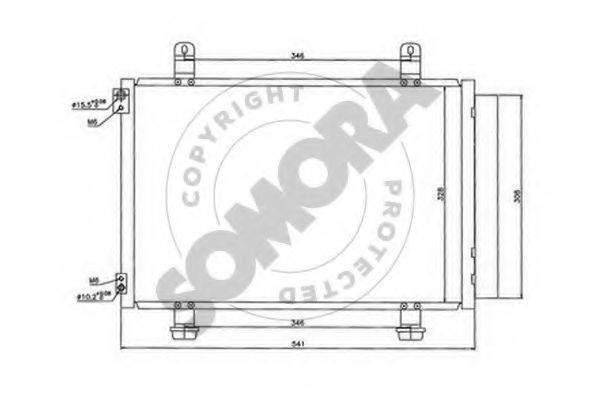 SOMORA 210260 Конденсатор, кондиціонер