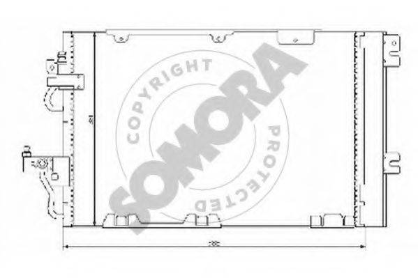 SOMORA 211860C Конденсатор, кондиціонер