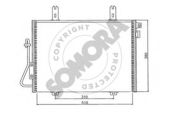 SOMORA 240960 Конденсатор, кондиціонер