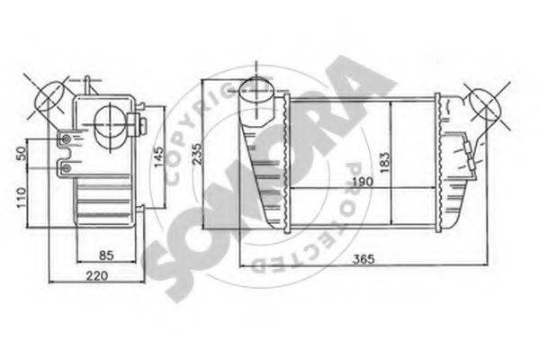 SOMORA 358045A Інтеркулер