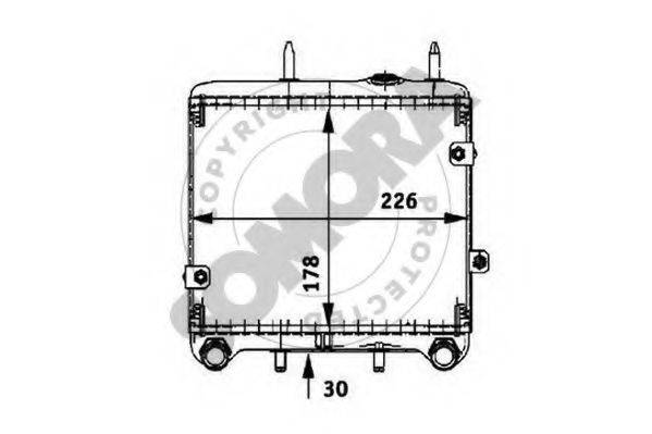 SOMORA 171365M масляний радіатор, моторне масло