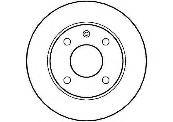 NATIONAL NBD014 гальмівний диск