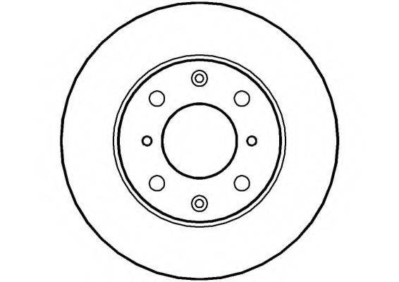 NATIONAL NBD033 гальмівний диск