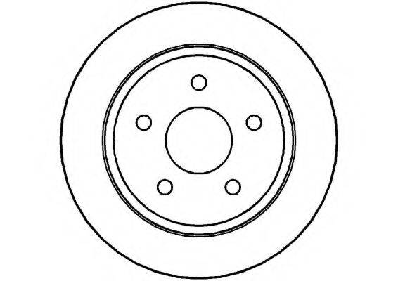NATIONAL NBD1116 гальмівний диск