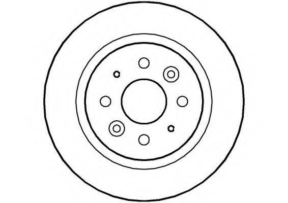 NATIONAL NBD1133 гальмівний диск