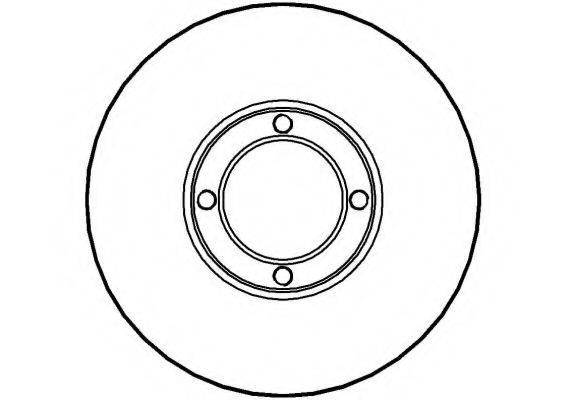 NATIONAL NBD117 гальмівний диск