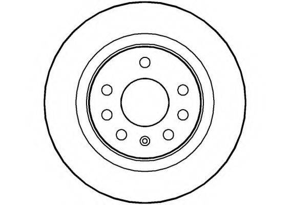 NATIONAL NBD1170 гальмівний диск