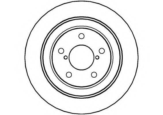 NATIONAL NBD1204 гальмівний диск