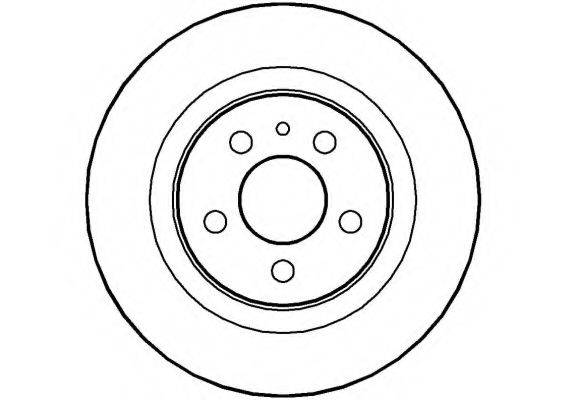 NATIONAL NBD1222 гальмівний диск