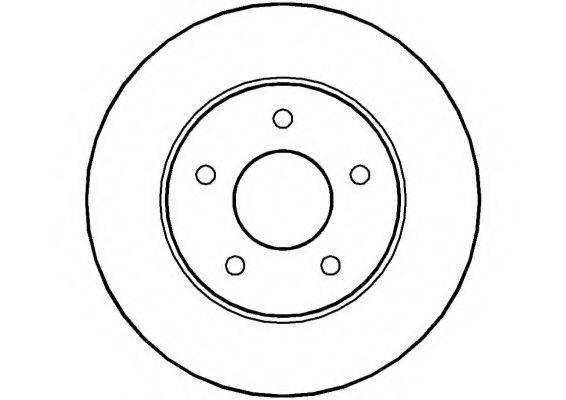 NATIONAL NBD1229 гальмівний диск