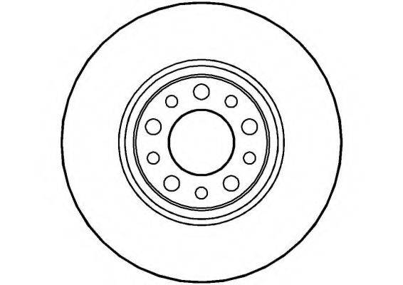 NATIONAL NBD1378 гальмівний диск