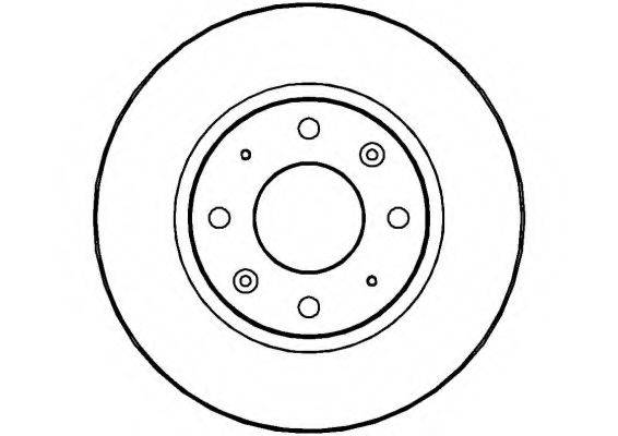 NATIONAL NBD1395 гальмівний диск