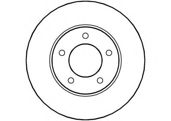 NATIONAL NBD335 гальмівний диск