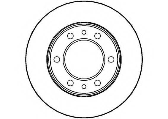 NATIONAL NBD342 гальмівний диск