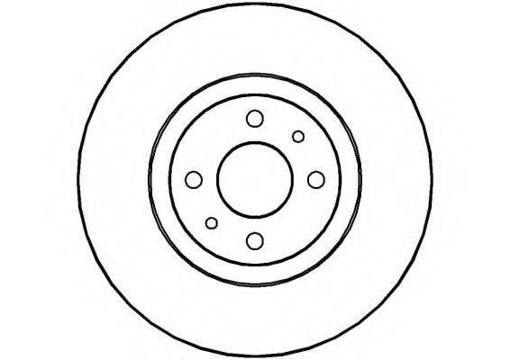 NATIONAL NBD347 гальмівний диск