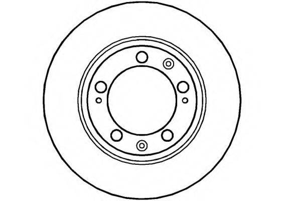 NATIONAL NBD431 гальмівний диск