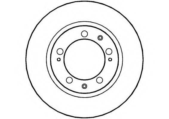 NATIONAL NBD468 гальмівний диск