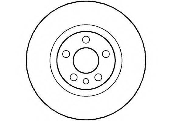 NATIONAL NBD743 гальмівний диск