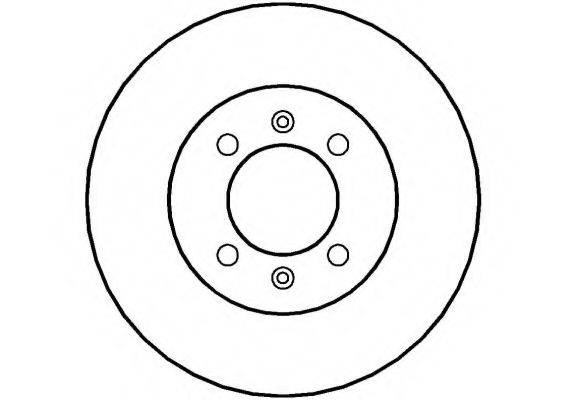 NATIONAL NBD768 гальмівний диск