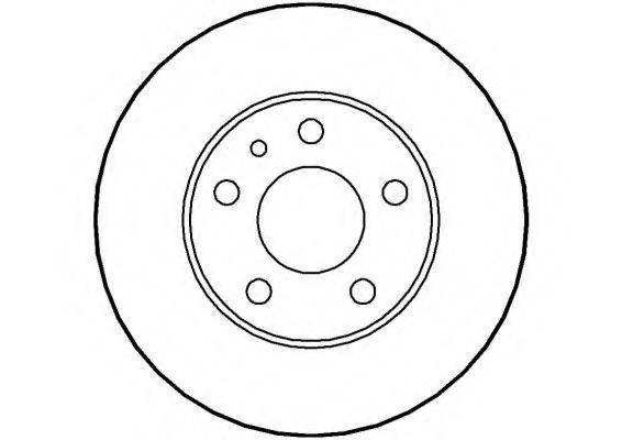 NATIONAL NBD776 гальмівний диск