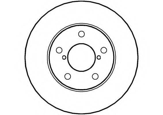 NATIONAL NBD851 гальмівний диск