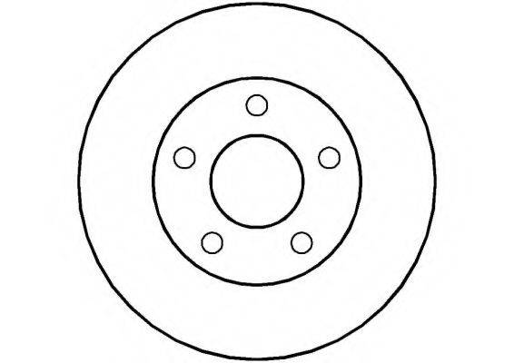 NATIONAL NBD895 гальмівний диск