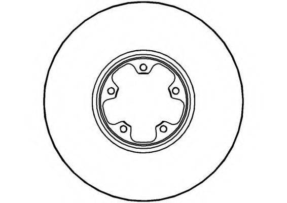 NATIONAL NBD994 гальмівний диск