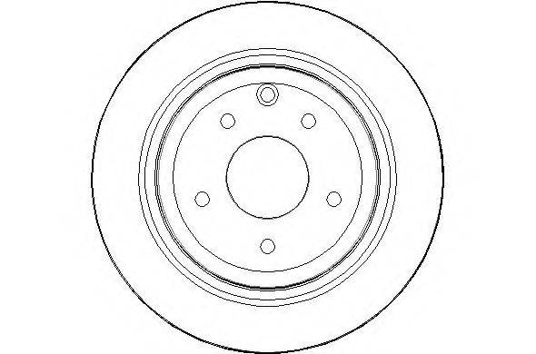 NATIONAL NBD1489 гальмівний диск