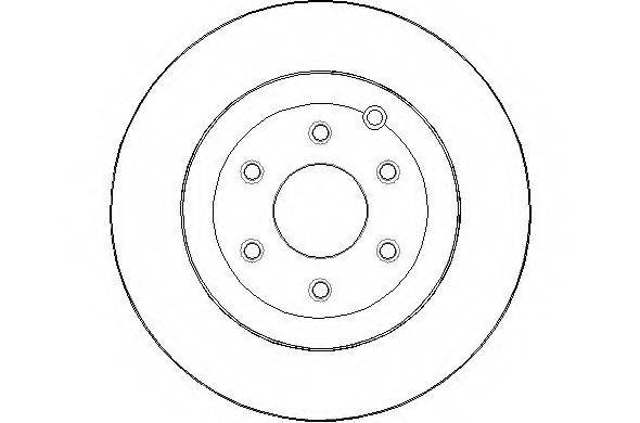 NATIONAL NBD1604 гальмівний диск