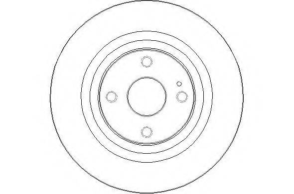 NATIONAL NBD1631 гальмівний диск