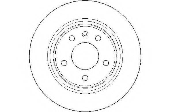 NATIONAL NBD1654 гальмівний диск