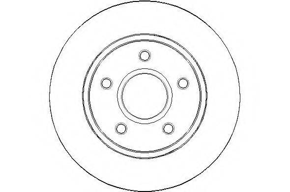 NATIONAL NBD1677 гальмівний диск