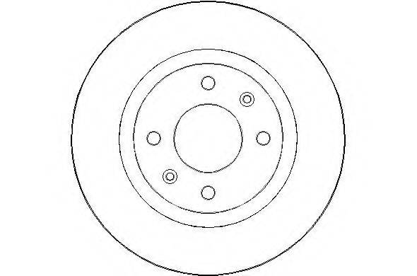 NATIONAL NBD1686 гальмівний диск